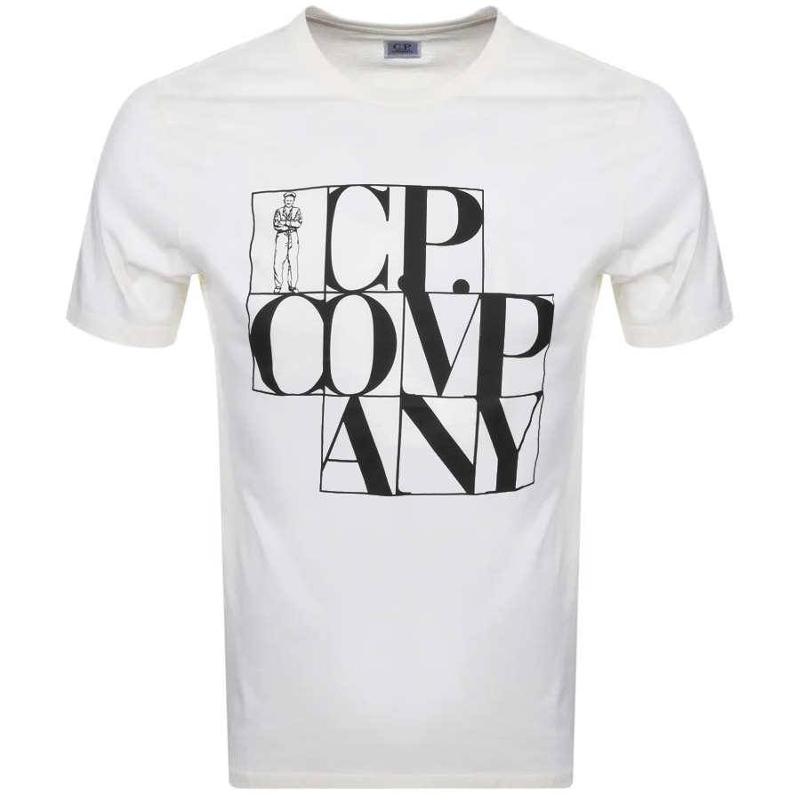 Alternative Image for ProductCP Company Logo T Shirt White1